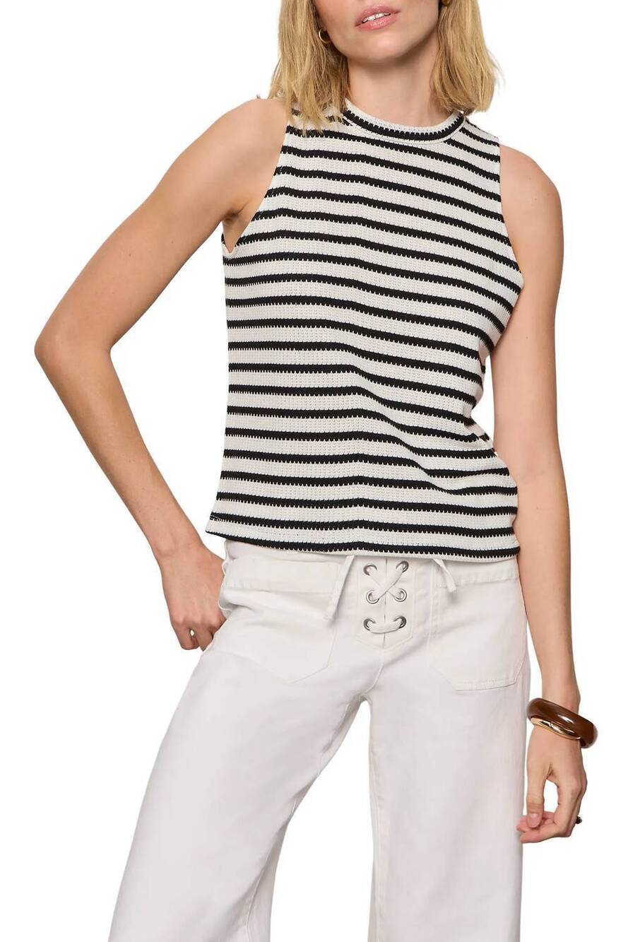NEW SANCTUARY campari tank top in macrame stripe